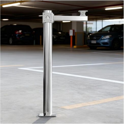 Garage Security Camera Pole 201 Stainless Steel, 3.3 4.9ft All-Weather Surveillance Post Stand for Gun Cameras, Tube Dia 3in, Universal CCTV Pole(3 3/10 ft(100cm)) in Saudi Arabia