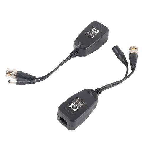 جهاز إرسال واستقبال الفيديو السلبي Walfront CCTV Balun مزود بالطاقة عبر UTP، يدعم HDCVI TVI AHD، وينقل فيديو 720P 1080P حتى 1476 قدمًا لأنظمة كاميرات الأمان in Kuwait