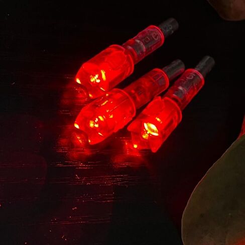 6PCS Led Lighted Nocks for Arrows with .285 .297 .300 .305 Inside Diameter in Saudi Arabia