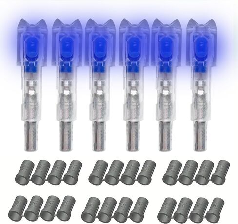 6PCS Led Lighted Nocks for Arrows with .285 .297 .300 .305 Inside Diameter in Saudi Arabia