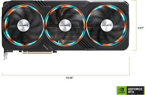 بطاقة رسومات GIGABYTE GeForce RTX 5080 WINDFORCE SFF 16G، سعة 16 جيجابايت 256 بت GDDR7، PCIe 5.0، نظام تبريد WINDFORCE، بطاقة فيديو GV-N5080WF3-16GD in Saudi Arabia
