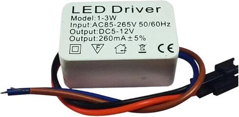 Led محرك التيار الكهربائي 3-5W4-7W8-12W18W24W ضوء السقف النازل الأضواء واسعة الجهد محرك تيار مستمر (18-24 واط) in Kuwait