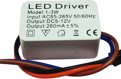 Led محرك التيار الكهربائي 3-5W4-7W8-12W18W24W ضوء السقف النازل الأضواء واسعة الجهد محرك تيار مستمر (18-24 واط) in Kuwait