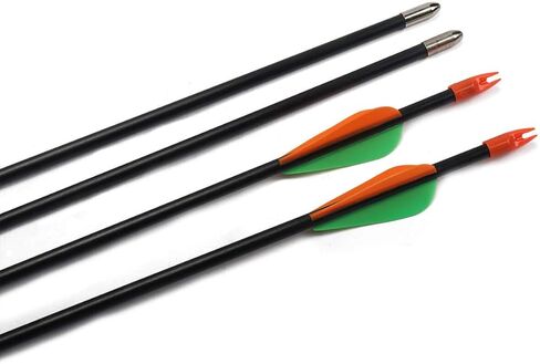 مجموعة القوس والسهم من Dostyle مقاس 44 بوصة للأطفال والأطفال في الهواء الطلق قوس منحني للشباب لتدريب الرماية للأطفال وفرق الألعاب هدية in Kuwait