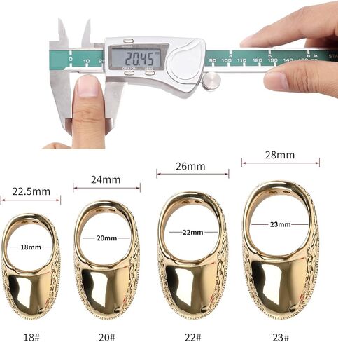 SPG Archery Thumb Ring - Thumb Draw Ring Brass Thumb Ring for Recurve Bow Finger Guard with Anti-Loss Lanyard Left & Right Hand for Recurve Traditional Bow Shooting Accessories in Saudi Arabia