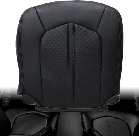 GXARTS Driver Side Bottom Replacement Perforated Leather Seat Cover Tan Compatible with Cadillac CTS 2008 2009 2010 2011 2012 2013 in Saudi Arabia