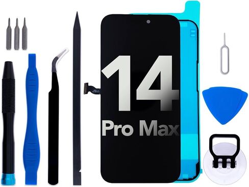 طقم استبدال شاشة iPhone 11 Pro Max مقاس 6.5 بوصة، مجموعة رقمية تعمل باللمس ثلاثية الأبعاد مع شاشة LCD وأدوات إصلاح (موديل A2218 A2161 A2220) in Kuwait