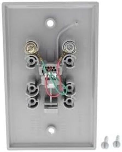 #US Gray 2-Conductor Modular Fh Mount Telephone Jack in Saudi Arabia