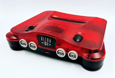غطاء وحدة التحكم Trogg Tech N64 - سلسلة Funtastic الجديدة لـ N64 - الكرز الأسود in Saudi Arabia