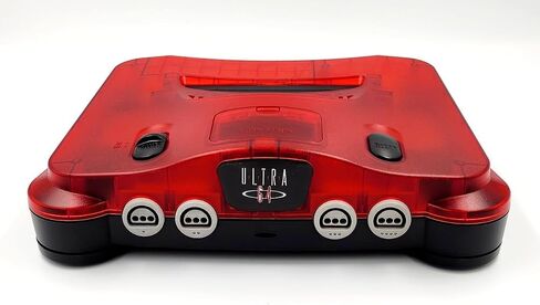 غطاء وحدة التحكم Trogg Tech N64 - سلسلة Funtastic الجديدة لـ N64 - الكرز الأسود in Saudi Arabia