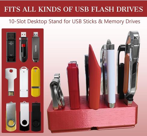 JBOS USB Flash Drive Case with 10 USB Drive Slots and 10 Memory Card Slots Storage Organizer Case Holder for Thumb Drives Jump Drives SD Cards with Zipper Bag Black in Saudi Arabia
