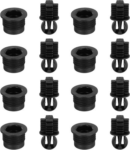 MECCANIXITY Speaker Grill Guides Plastic Black Ball Socket Type Frame Box Body Fixing Snap Fastener Buckle 12mm x 15mm for Speaker Parts Accessories 8 Pairs in Saudi Arabia