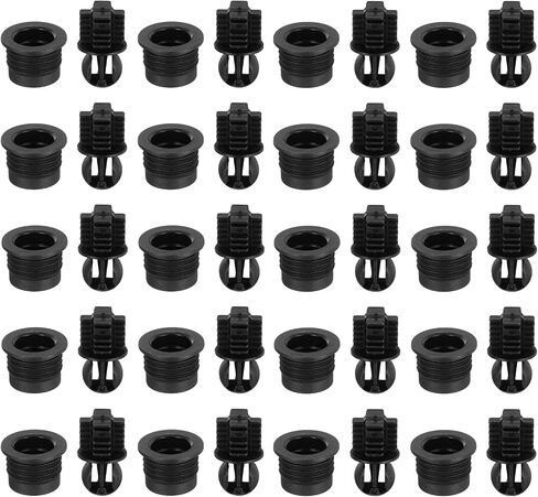 MECCANIXITY Speaker Grill Guides Plastic Black Ball Socket Type Frame Box Body Fixing Snap Fastener Buckle 12mm x 15.3mm for Speaker Parts Accessories 20 Pairs in Saudi Arabia