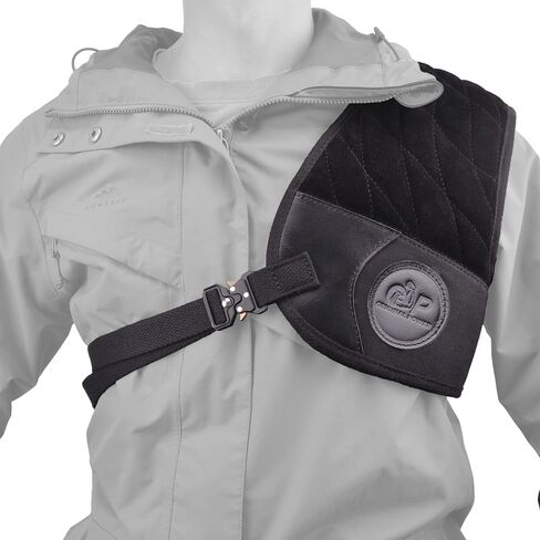 WAYNE'S DOG Leather Canvas Shooting Recoil Shields with Durable Construction, Solid Fit and Padding for Range, Shooting, Hunting in Kuwait