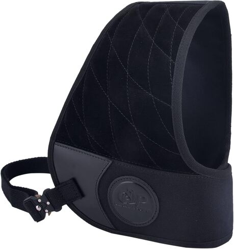 WAYNE'S DOG Leather Canvas Shooting Recoil Shields with Durable Construction, Solid Fit and Padding for Range, Shooting, Hunting in Kuwait