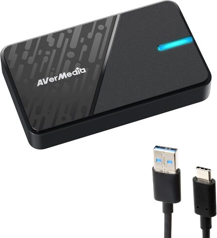 AVerMedia Capture Card for Streaming, 4K60 HDR Passthrough​, 1080p60 Video Recording, Ultra-Low Latency Game Streaming for Switch 2, Xbox, PS5, PC on Twitch, OBS, Win11, Mac - StreamLine MINI+ GC311G2 in Saudi Arabia