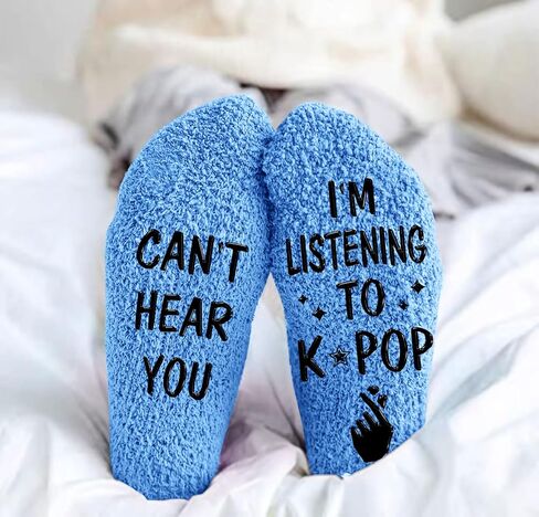 VICRAZY Korean Socks - Perfect K-Drama Gifts for Women, Unique Korean Christmas Gifts, Music Socks Ideal for Stocking Stuffers, Stylish K Drama gifts, Things that Make Great Presents in Saudi Arabia