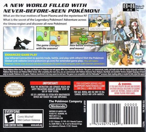 Pokemon White Version - Nintendo DS (Renewed) in Saudi Arabia