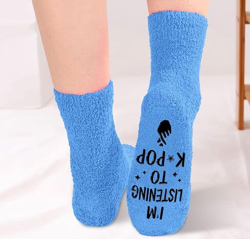 VICRAZY Korean Socks - Perfect K-Drama Gifts for Women, Unique Korean Christmas Gifts, Music Socks Ideal for Stocking Stuffers, Stylish K Drama gifts, Things that Make Great Presents in Saudi Arabia