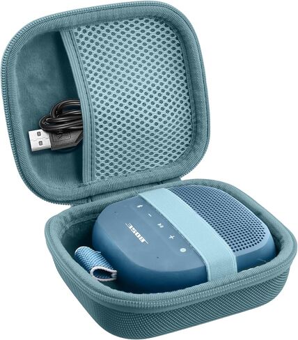 for Bose New SoundLink Micro 2nd Gen Portable Bluetooth Speaker Hard Protective Case, Portable Travel Case with Carabiner (Orange) - co2CREA in Saudi Arabia