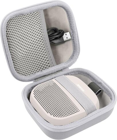 for Bose New SoundLink Micro 2nd Gen Portable Bluetooth Speaker Hard Protective Case, Portable Travel Case with Carabiner (Orange) - co2CREA in Saudi Arabia