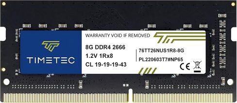 Timetec 16GB DDR4 2666MHz (PC4-2666V) PC4-21300 SODIMM ذاكرة الوصول العشوائي للكمبيوتر المحمول - 260 دبوس 1.2 فولت CL19 وحدة ذاكرة غير مخزنة غير ECC لأجهزة الكمبيوتر المحمول، والكمبيوتر المحمول، وأجهزة الكمبيوتر الصغيرة، الكل في واحد in Kuwait