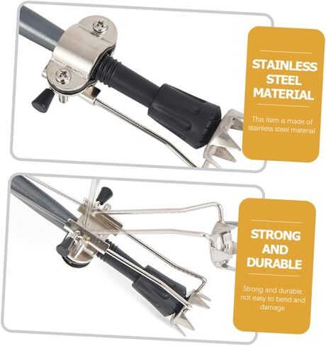 POPETPOP Walking Claw Crampon Tip for Crutches Walking Sticks Slip Accessory with Durable Prongs for Enhanced Grip Ice Mud Slippery Surfaces in Saudi Arabia