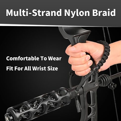 SPG الرماية القوس حبال المعصم - حزام المعصم القوس مع قطع سريع، القوس المركب حبال المعصم قابل للتعديل حزام القوس لمركب القوس الصيد استهداف الملحقات in Kuwait