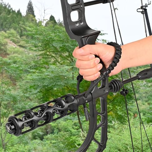 SPG الرماية القوس حبال المعصم - حزام المعصم القوس مع قطع سريع، القوس المركب حبال المعصم قابل للتعديل حزام القوس لمركب القوس الصيد استهداف الملحقات in Kuwait