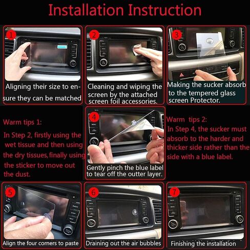 TTCR-II Screen Protector Honda Civic 2022-2024, For 2023 Accord EX LX and 2023-2024 CRV EX Touchscreen Protector 7 In, For 2023-2024 HRV LX Sport Screen Protector Pilot LX Touring in Kuwait