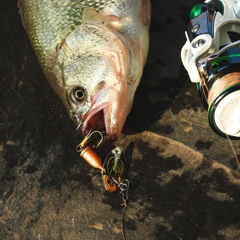 Inline Spinnerbaits for Bass Trout Pike – Premium Spinner Lures with Treble Hooks & Flash Blades for Freshwater & Saltwater Fishing – Durable, Vibrant, and Deadly Effective in Saudi Arabia