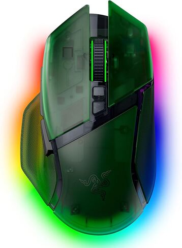 ماوس الألعاب اللاسلكي Razer Basilisk V3 Pro 35K: عجلة إمالة HyperScroll - مستشعر بصري 35K DPI Gen 2-13 عناصر تحكم قابلة للتخصيص - RGB - مفاتيح بصرية Gen 3 - بطارية تصل إلى 140 ساعة - أبيض فانتوم in Saudi Arabia