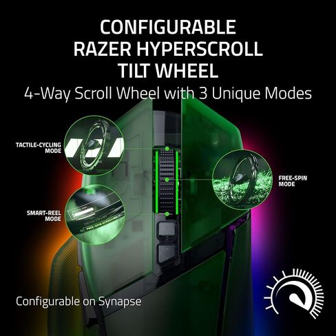 ماوس الألعاب اللاسلكي Razer Basilisk V3 Pro 35K: عجلة إمالة HyperScroll - مستشعر بصري 35K DPI Gen 2-13 عناصر تحكم قابلة للتخصيص - RGB - مفاتيح بصرية Gen 3 - بطارية تصل إلى 140 ساعة - أبيض فانتوم in Saudi Arabia
