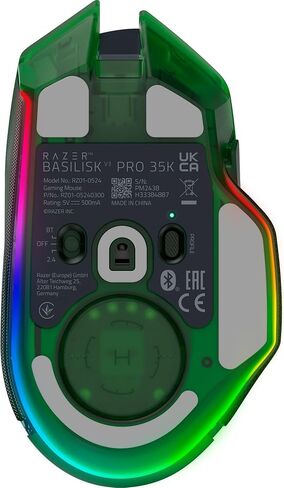 ماوس الألعاب اللاسلكي Razer Basilisk V3 Pro 35K: عجلة إمالة HyperScroll - مستشعر بصري 35K DPI Gen 2-13 عناصر تحكم قابلة للتخصيص - RGB - مفاتيح بصرية Gen 3 - بطارية تصل إلى 140 ساعة - أبيض فانتوم in Saudi Arabia