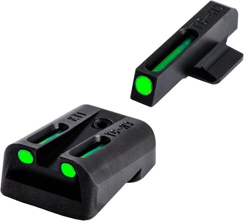 Truglo TFO Tritium & Fiber-Optic Sight Durable Snag-Resistant Glowing Night Sight, Compatible with Kimber 1911 Models with Fixed Rear Sight (Excluding Micro Series) in Kuwait