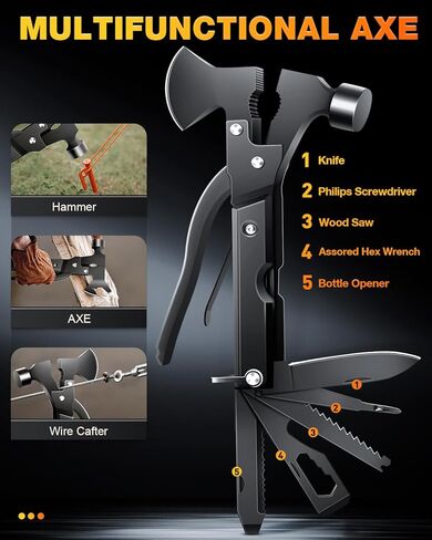 هدايا للرجال أبي هيم كريسماس - معدات ومعدات النجاة 21 في 1، مجموعات النجاة - هدايا للرجال والأب والأولاد المراهقين - هدايا للجوارب وهدايا الفيل الأبيض in Kuwait