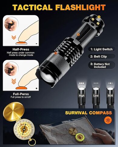 هدايا للرجال أبي هيم كريسماس - معدات ومعدات النجاة 21 في 1، مجموعات النجاة - هدايا للرجال والأب والأولاد المراهقين - هدايا للجوارب وهدايا الفيل الأبيض in Kuwait