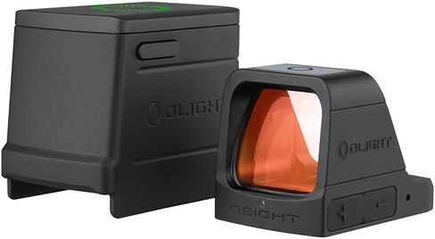 OLIGHT Osight 3 MOA قابل لإعادة الشحن نقطة منعكسة مفتوحة مع غطاء شحن، مشاهد تكتيكية خالية من المنظر، متوافق مع Picatinny Mount - خيارات النقطة الخضراء/الحمراء in Saudi Arabia