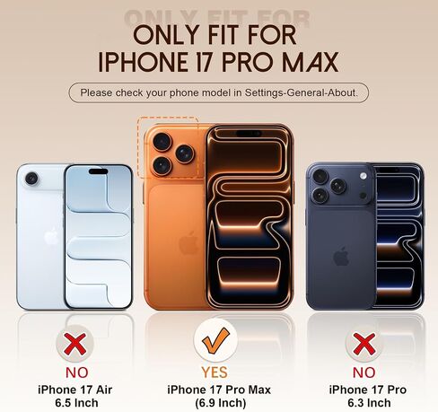 TiMOVO for iPhone 17 Pro Max Wallet Case, RFID Blocking PU Leather Cover for Women, Anti-Theft Wrist Strap, Brown in Saudi Arabia