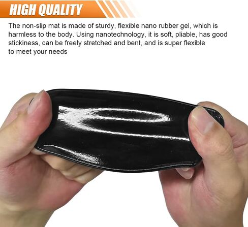 Sticky Gel Pad for Car Dashboard, Removable Anti-Slip Round Magic Gel Mat, Multi-Functional Cell Phone Holder, Universal Auto Dash Accessories for GPS, Mirrors, Keys, Radar Detector (5PCS) in Saudi Arabia