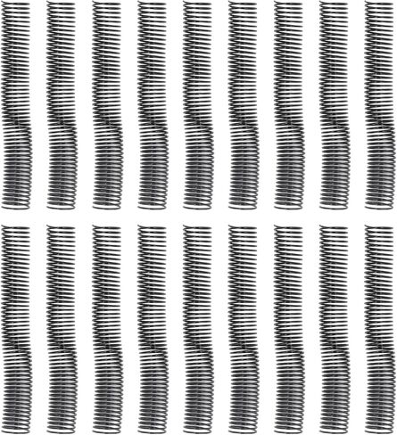 Keenso Plastic Spiral Binding Coil 38 Mm Diameter 310 Leaves Capacity for A4 Paper, 18 STCs for University Presentations in Saudi Arabia