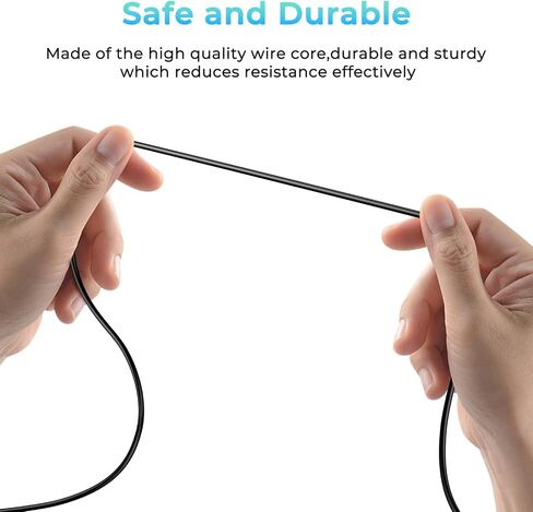 Meliya 2Pack for PS4 Controller Charger Cable, 6FT Replacement Micro USB Charging Cord for PlayStation 4/ PS4 Pro/ PS4 Slim/ PS4 Controllers, Xbox One X/One S/One Controllers in Saudi Arabia