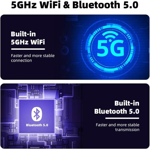 2-in-1 Wireless CarPlay Adapter for iPhone ＆ Wireless Android auto Adapter,2026 Upgrade mini CarPlay,Fast Auto-Connect,Plug & Play, Apple Car Play for iOS 10+/ Android 11+ in Saudi Arabia