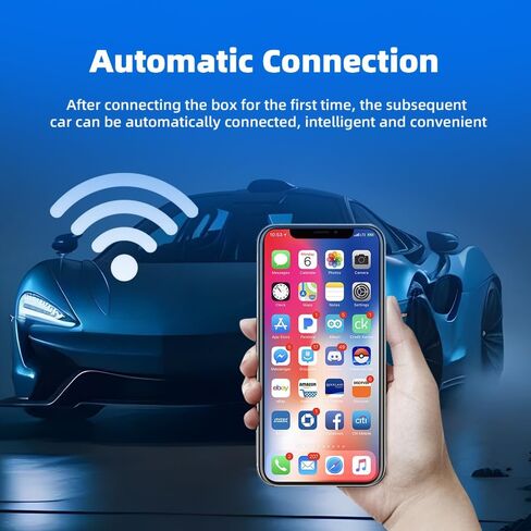2-in-1 Wireless CarPlay Adapter for iPhone ＆ Wireless Android auto Adapter,2026 Upgrade mini CarPlay,Fast Auto-Connect,Plug & Play, Apple Car Play for iOS 10+/ Android 11+ in Saudi Arabia