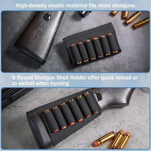 Shotgun Case with Buttstock Shell Holder, Rifle Cases 52" Thick Padded, Rifle bag with Adjustable Shoulder Strap for Gun Storage and Transportation in Kuwait