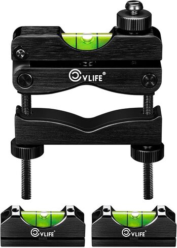 CVLIFE Professional Scope Leveling Kit Heavy Duty Scope Mounting Level with 2 Magnetic Universal Level Bubbles, Gold in Kuwait
