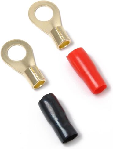 jojofuny 20pairs Gauge Strip Spade Terminal Connectors Crimp Barrier Spades Fork Terminals Electric Connectors for Wiring Audio Cable Adapters in Saudi Arabia
