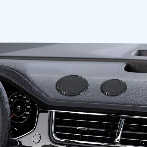 8 Pcs Sticky Gel Pads Reusable Silicone Non Slip Gel Pads Multi Function Removable Dashboard Mat Non Slip Sticky Mat for Car Dashboard Phone, Glass, Mirrors, Keys (White and Black) in Saudi Arabia