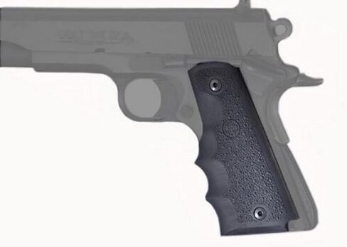 قبضة مطاطية مصبوبة من Hogue لنموذج الحكومة Colt 1911 مع أخاديد الإصبع in Kuwait
