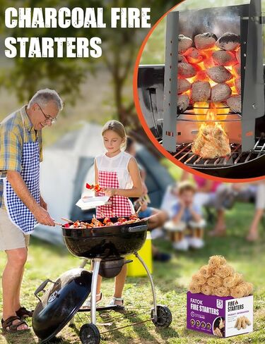 75pcs Fire Starter, Natural Tumbleweed Fire Starters for Campfires, Fireplace, Fire Pit, BBQ, Chimney, Pizza Oven, Pellet Stove & Wood, Charcoal Starter for Grill (75pcs) in Saudi Arabia